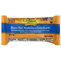 Wegmans Burrito Beans, Rice, Vegetables & Cheese Food Product Image