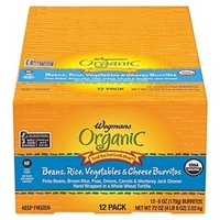 Wegmans Mexican Food Beans, Rice, Vegetables & Cheese Burritos Food Product Image