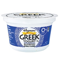Wegmans Yogurt & Yogurt Drinks Greek Yogurt, Blueberry Food Product Image