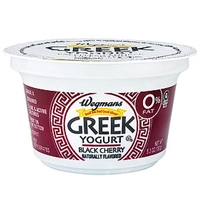 Wegmans Yogurt & Yogurt Drinks Black Cherry Greek Yogurt Food Product Image