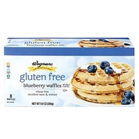 Wegmans Frozen Pancakes & Waffles Gluten Free Blueberry Waffles Product Image