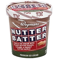 Wegmans Ice Cream Premium, Nutter Batter Product Image