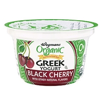 Wegmans Yogurt & Yogurt Drinks Greek Yogurt, Black Cherry Food Product Image