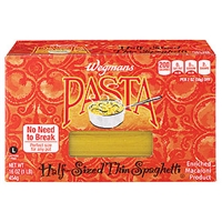 Wegmans Pasta Pasta, Half<Sized Thin Spaghetti Food Product Image