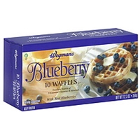 Wegmans Waffles Blueberry Food Product Image