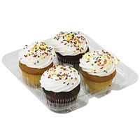 Wegmans Desserts Assorted Cupcakes 4<Pack Food Product Image