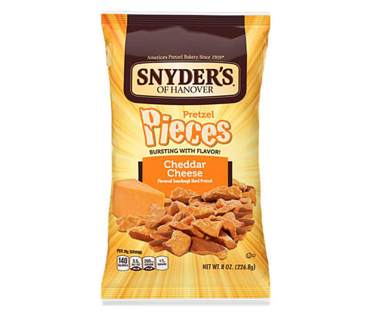 Snyder's Of Hanover Snyder's Of Hanover, Pretzel Pieces, Cheddar Cheese ...