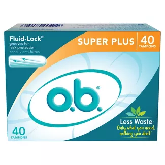 o.b. Tampons Super Plus - 40 CT Food Product Image