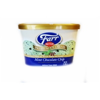Farr Better Premium Mint Chocolate Chip Ice Cream Food Product Image