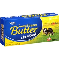 Great Value Sweet Cream Salted Butter, 16 oz 