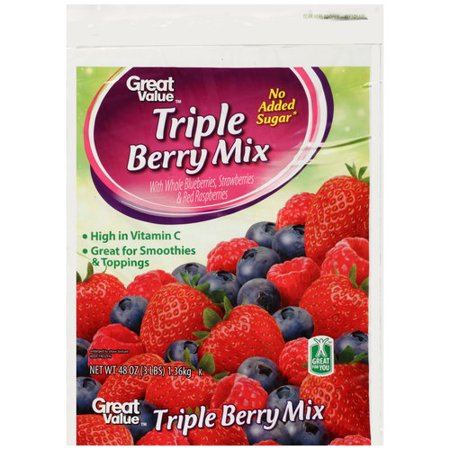 Great Value Berry Mix Triple Product Image