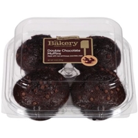The Bakery At Walmart Muffins Double Chocolate Food Product Image