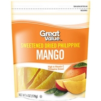 Great Value Mango Sweetened Dried Food Product Image