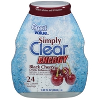 Great Value Gv Simply Clear Black Cherry Energy Product Image