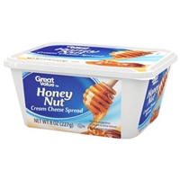 Great Value Cream Cheese Spread Honey Nut Product Image