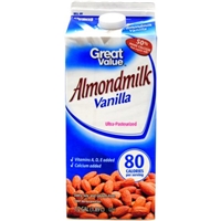Great Value Vanilla Almond Milk Food Product Image
