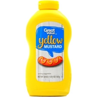 Great Value Yellow Mustard, 20 oz Food Product Image