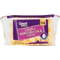 Great Value Cheese Colby & Monterey Jack Food Product Image