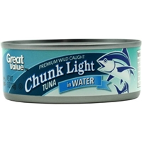 Great Value Tuna Chunk Light In Water Food Product Image