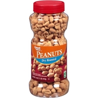 Great Value Peanuts Dry Roasted Food Product Image