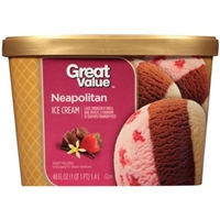 Great Value Neapolitan Ice Cream, 1 Gallon