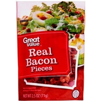 Great Value Real Bacon Pieces Food Product Image