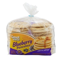 Great Value Pancakes Blueberry 8 Individually Wrapped Servings Product Image