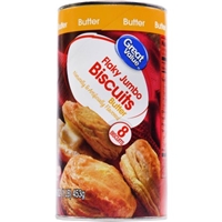 Great Value Biscuits Jumbo Flaky Butter Flavor Product Image