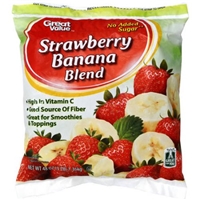 Great Value Strawberry Banana Blend  Product Image