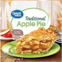 Great Value Apple Pie Food Product Image