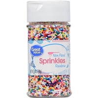 Great Value Non Pareil Rainbow Sprinkles, 3.15 oz Product Image