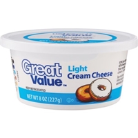 Great Value Cream Cheese Spread Light Product Image