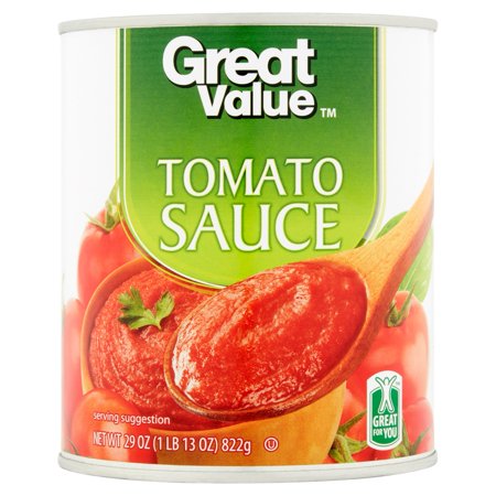 Great Value Tomato Sauce Allergy and Ingredient Information