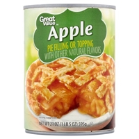 Great Value Pie Filling Or Topping Apple Packaging Image