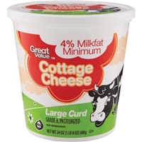 Great Value Cottage Cheese Large Curd Allergy And Ingredient