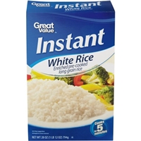 Great Value White Rice Instant Product Image