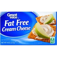 Great Value Cream Cheese Fat Free