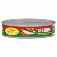 Perla Pacifica Sardines in Tomato Sauce with Chili Food Product Image