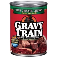 Gravy Train Chicken Chunks Dog And Puppy Food Food Product Image