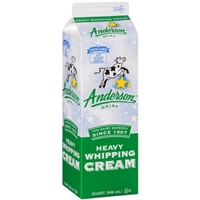 Anderson Dairy Heavy Whipping Cream Food Product Image