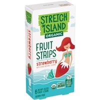 Stretch Island Organic Fruit Strips Strawberry Food Product Image