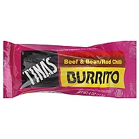 Tina's Beef & Bean Red Chili Burrito Food Product Image