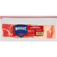 Wright Naturally Smoked Applewood Bacon Food Product Image