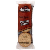 Austin Toasty Crackers With Peanut Butter Food Product Image