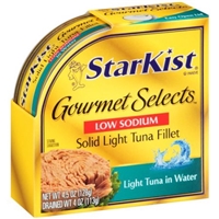 Starkist Tuna Solid Light Fillet, Low Sodium, In Water Product Image