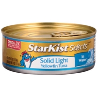 StarKist Selects Solid Light Tuna in Water Food Product Image