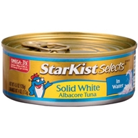 StarKist Selects Solid White Albacore Tuna in Water Food Product Image