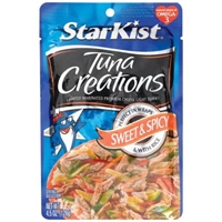 StarKist Tuna Creations Lightly Marinated Premium Chunk Light Tuna Sweet & Spicy Food Product Image