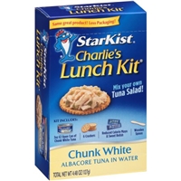 Starkist New Charlie's Lunch Kit Chunk White Albacore Tuna Water Product Image