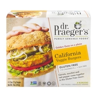 Dr. Praeger's Gluten Free California Veggie Burgers Food Product Image